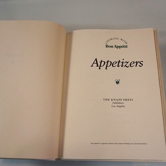 Cooking with Appetizers Bon Appetit Hardcover 1982 - Picture 3 of 13